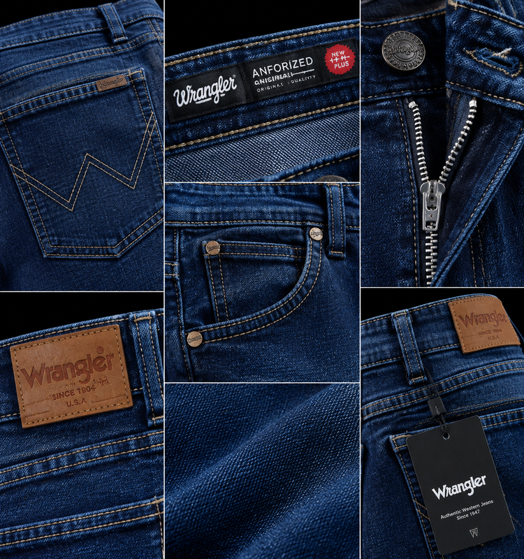 شلوار جین مردانه Wrangler مدل راسته کلاسیک